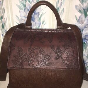 Elegant Brown Leather Backpack-Darcy Marks London